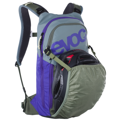 Evoc Stage 6L Backpack + 2L Bladder one size steel/violet/dark olive Unisex Produktbild 3