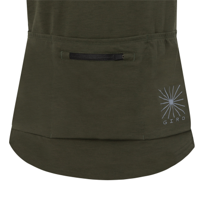 Giro W Ride Jersey XL black/trail green Damen Produktbild 1