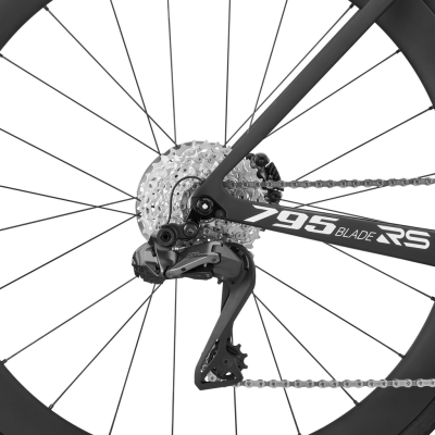 Look Bike 795 Blade RS ULTEGRA DI2 2X12 55cm / L proteam black satin / black glossy Produktbild 2