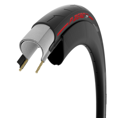Pirelli P Zero Race TT Italy 700x26c black/red Produktbild 1