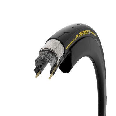 Pirelli P Zero Race TLR RS Italy 700x28c black/yellow Produktbild 1