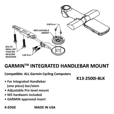 K-Edge K-EDGE GARMIN IHS Mount one size black Produktbild 2