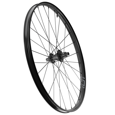 Zipp 101 XPLR Tubeless Disc-Brake Rear Wheel 700C/'12X142 SHI black carbon/kwiqsand Produktbild 1