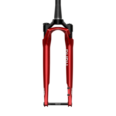 Rock Shox Fork Rudy Ultimate Race Day 2 Crown SoloAir 700c/40mm/45 OS electric red Produktbild 2