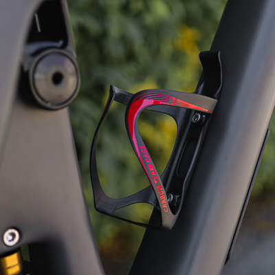 Lezyne Carbon Team Cage one size carbon/red Produktbild 3