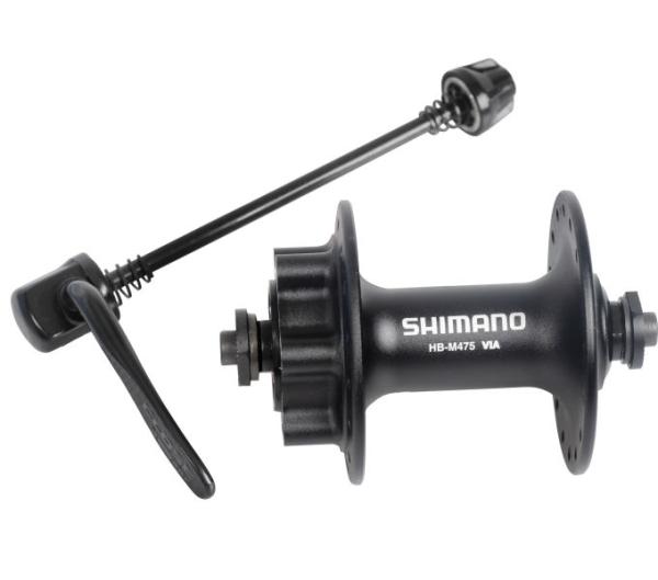 SHIMANO Vorderradnabe HB-M475 6-Loch Schnellspanner