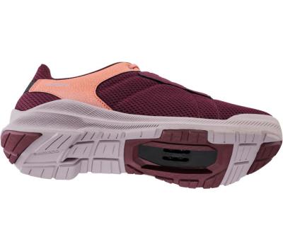 SHIMANO SHIMANO Fahrradschuhe EX300 Damen Touring SPD Gr&ouml;&szlig;e 42 Damenleisten Rot Produktbild 3