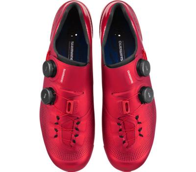 SHIMANO SHIMANO Fahrradschuhe RC903 Damen/Herren Road SPD-SL Gr&ouml;&szlig;e 46 breit Rot Produktbild 1