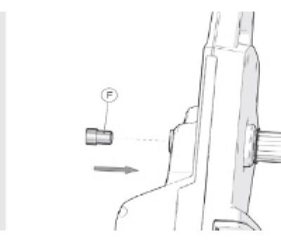 ELITE Adapter Thru-Axle 12x142 mm Links Drivo/Kura/Direto/Turno Produktbild 1