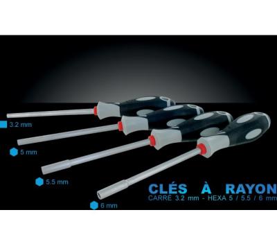 VAR Speichenschl&uuml;ssel RP-26400 6 mm Produktbild 1