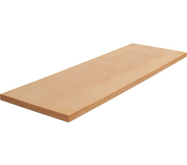 VAR Holz-Arbeitsplatte MO-52282 f&uuml;r 2 Schr&auml;nke 1361 x 463 x 40 mm
