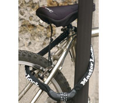 Master Lock Kettenschloss 8392 Schwarz 8 mm x 900 mm Zahlenkombination einstellbar Produktbild 2