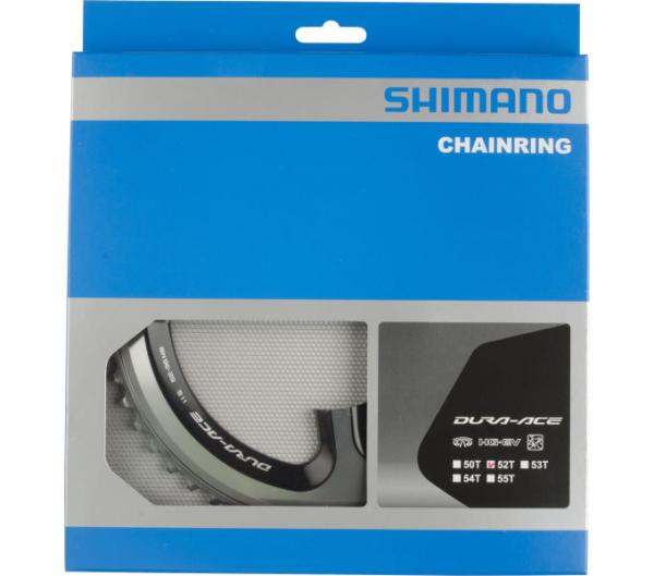 SHIMANO Kettenblatt DURA-ACE FC-9000 52 Z&auml;hne Silber/Schwarz