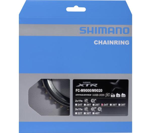 SHIMANO Kettenblatt XTR FC-M9000, FC-M9020 34 Z&auml;hne
