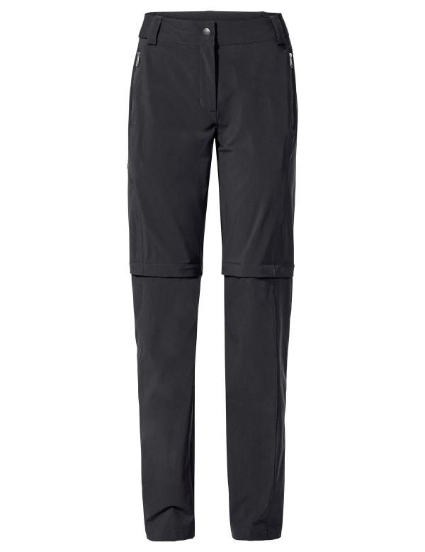 VAUDE Women's Farley Stretch ZO T-Zip Pants II black Gr&ouml;&szlig; 50-Short