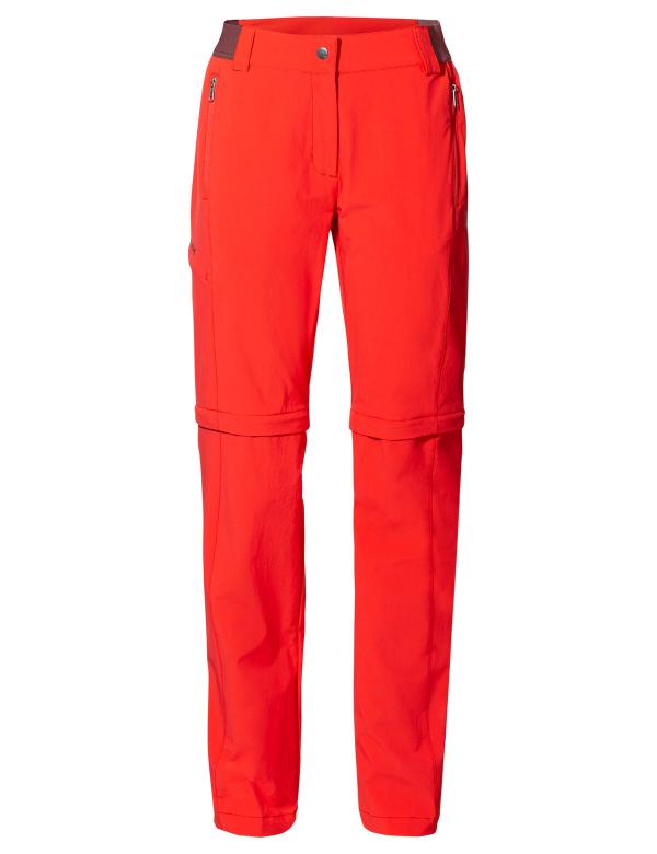 VAUDE Women's Farley Stretch ZO T-Zip Pants II flame Gr&ouml;&szlig; 42
