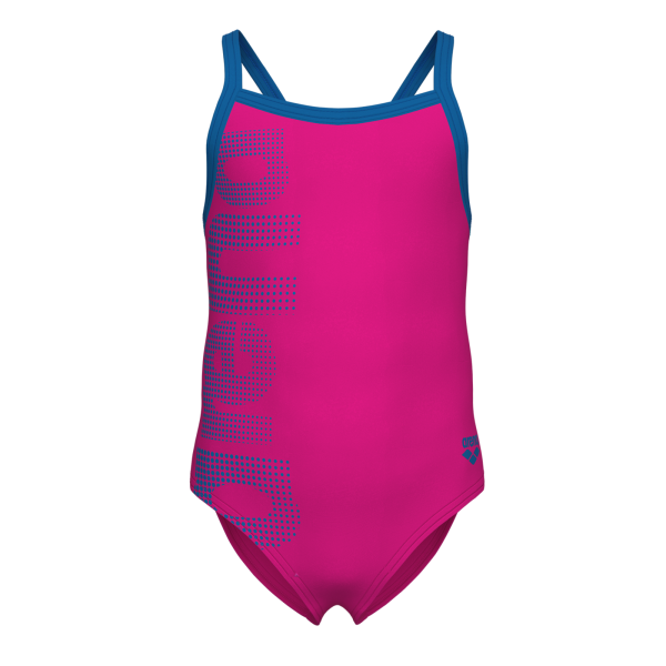 Arena Kids G Arena Logo One Piece 92 freak rose/blue china M&auml;dchen
