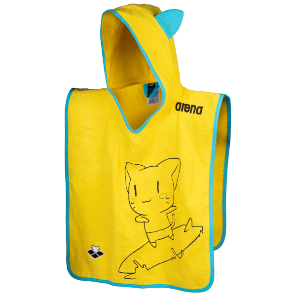 Arena Kids Friends Poncho S yellow Unisex