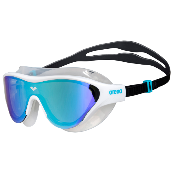 Arena The One Mask Mirror one size blue/white/black Unisex