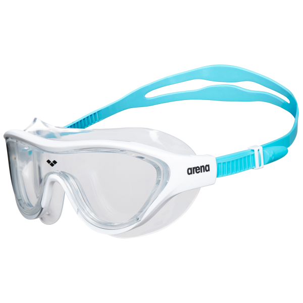 Arena Jr The One Mask one size clear/white/lightblue Unisex