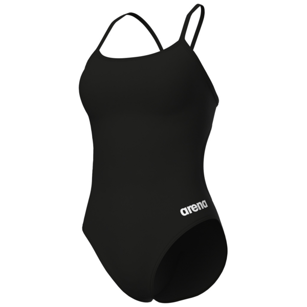 Arena W Swimsuit Lace Back Solid D 32 black/white Damen