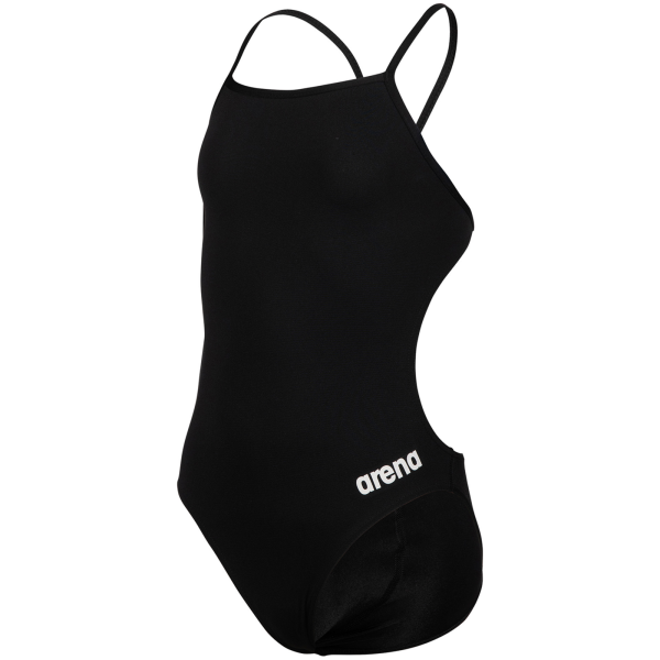 Arena G Team Swimsuit Challenge Solid 152 black/white M&auml;dchen