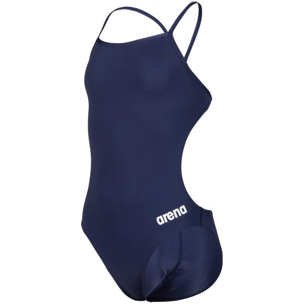 Arena G Team Swimsuit Challenge Solid 116 navy/white M&auml;dchen