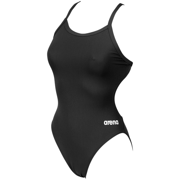 Arena W Team Swimsuit Challenge Solid D 30 black/white Damen