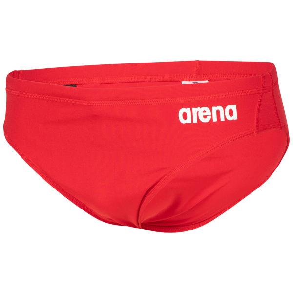 Arena B Team Swim Briefs Solid 116 red/white Jungen