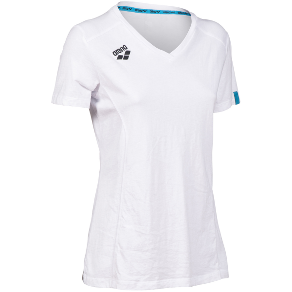 Arena W Team T-Shirt Panel S white Damen