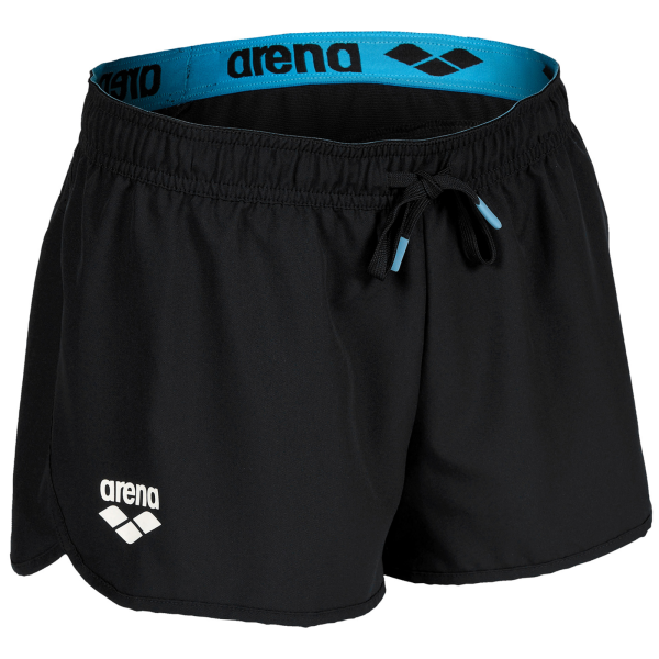 Arena W Team Short Solid M black Damen