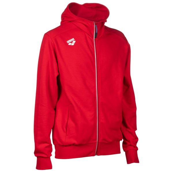 Arena Team Hooded Jacket Panel S red Unisex