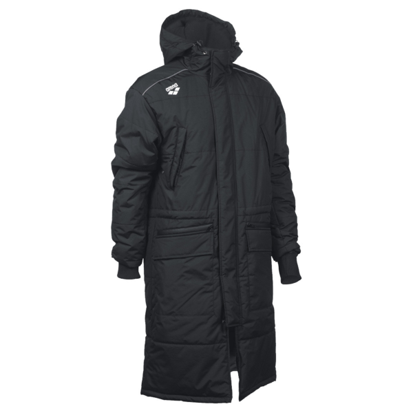 Arena Team Parka Solid M asphalt Unisex