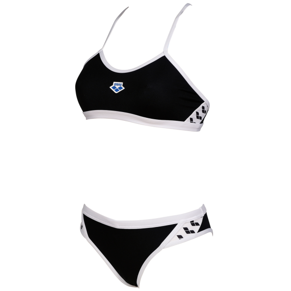 Arena W Arena Icons Bikini Cross Back Solid D 32 black/white Damen