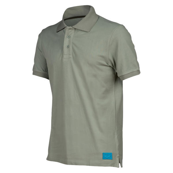 Arena M Poloshirt Solid Cotton Piquet M jade/dark olive Herren