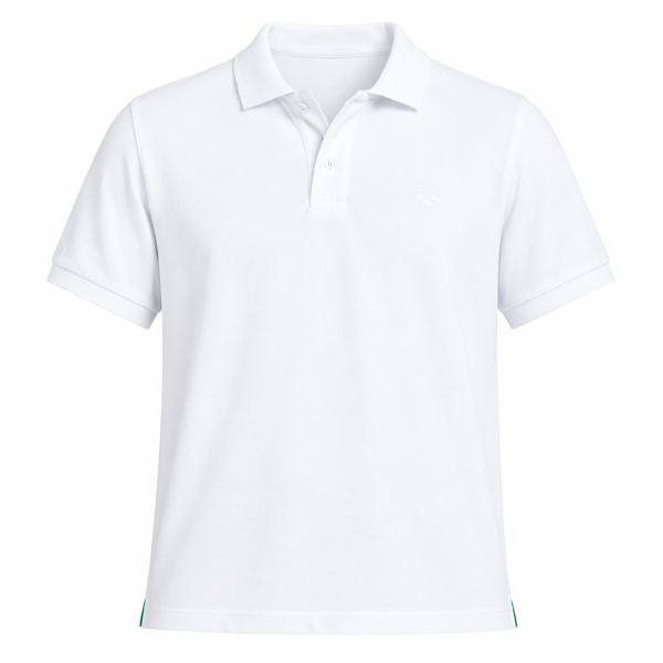 Arena M Poloshirt Solid Cotton Piquet XL white/white Herren