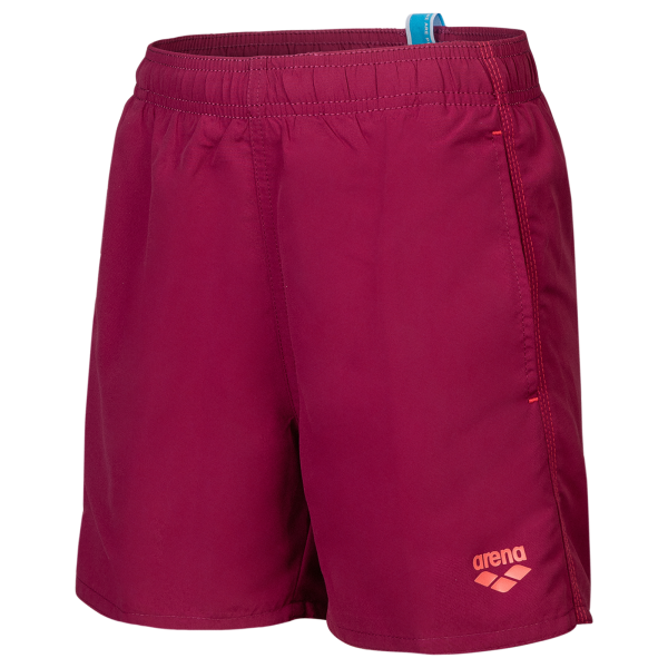 Arena B Beach Boxer Solid R 140 dark purple/calypso coral Jungen