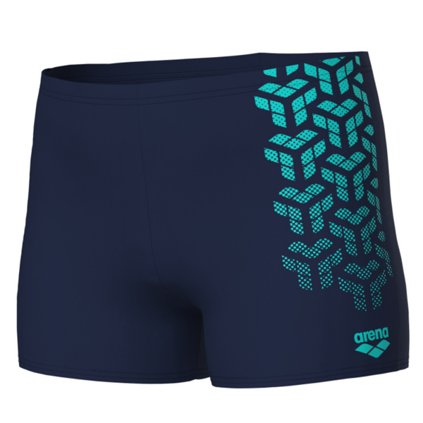 Arena B Arena Kikko V Swim Short Graphic 116 navy/water Jungen