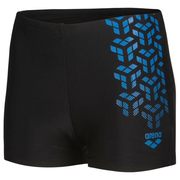Arena B Arena Kikko V Swim Short Graphic 116 black/blue china Jungen