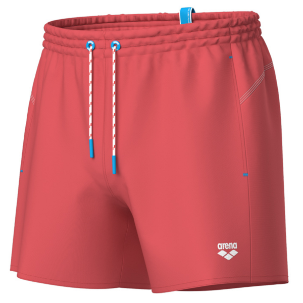 Arena M Arena Pro_File Beach Short Logo S astro red/white Herren