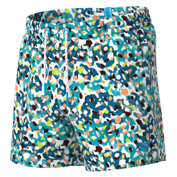 Arena M Beach Short Allover L water/white multi Herren