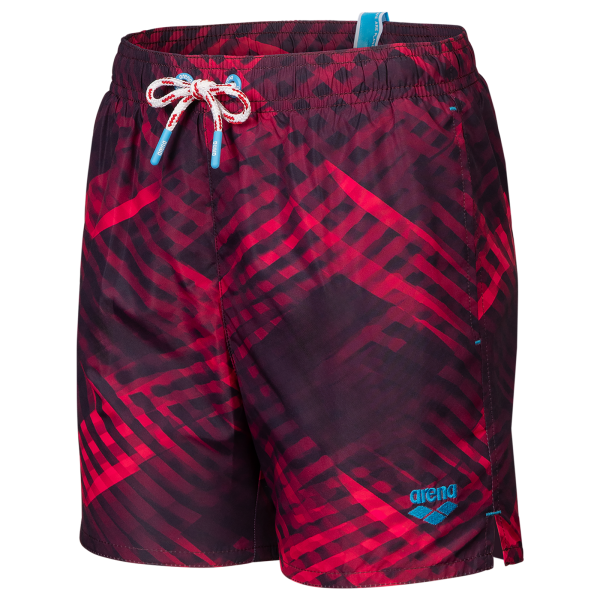 Arena B Beach Boxer Allover 128 dark purple multi Jungen