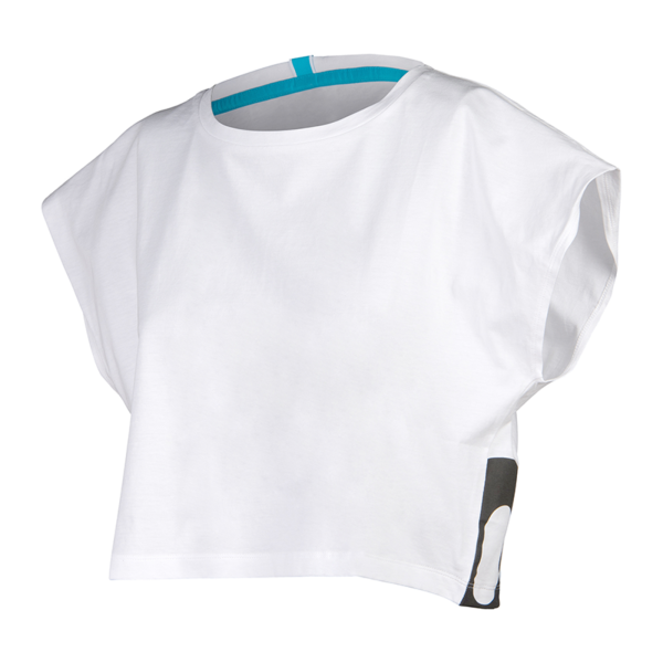 Arena W Arena Logo Crop Tee L white/black Damen
