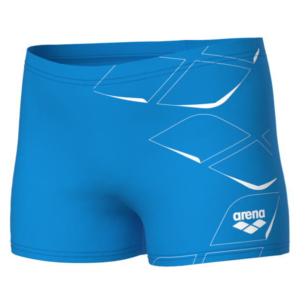 Arena B Arena Losange Graphic Swim Short 128 turquoise Jungen