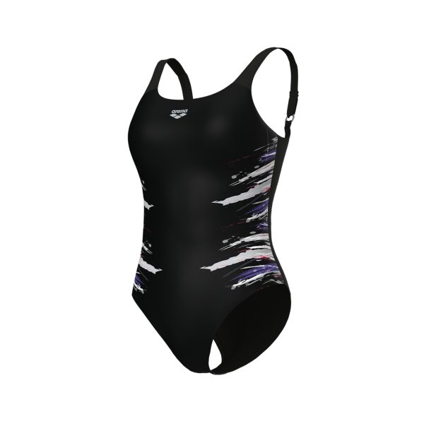 Arena W Arena Angelica Swimsuit U Back D 36 black/black multi Damen