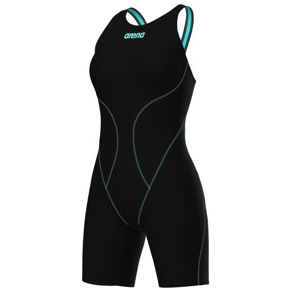 Arena W Powerskin Impulso Ob D 28 black/teal Damen