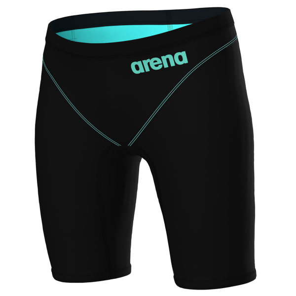 Arena B Powerskin Impulso Jammer Jr 128 black/teal Jungen