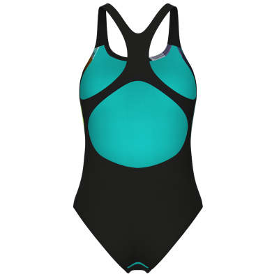 Arena W Arena Water Fluids Swimsuit Swim Pro Back D 34 black multi/black Damen Produktbild 1
