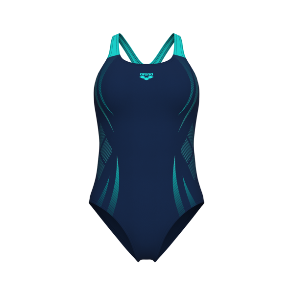 Arena W Arena Poseidonia Swimsuit Swim Pro Back Lb D 34 navy/water Damen