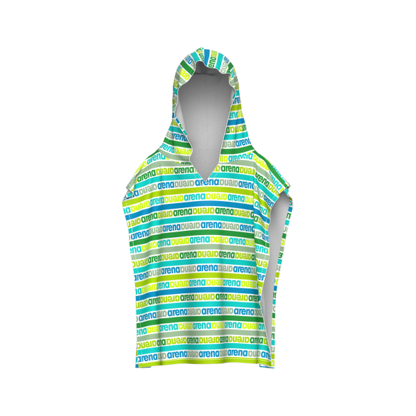 Arena Kids Arena Terry Poncho M artic lime multi Unisex